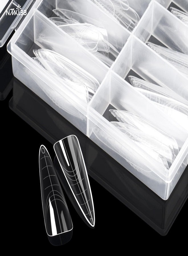 NMKL38 120PCS Dual Nail Forms 12 Sizes Extension Poly Nail Gel Full Cover Nail Molds - Image 2